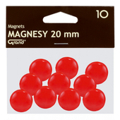 MAGNESY 20 MM 10 SZT CZERWONE GRAND