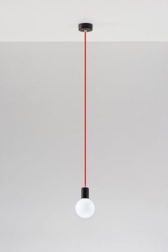 Lampa Wisząca EDISON Czerwona na Arena.pl