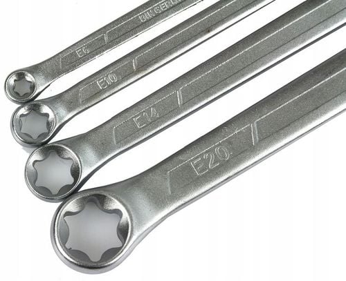 klucze oczkowe torx 4-ele (e6 - e24) / blister na Arena.pl