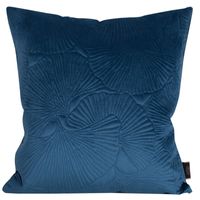 POSZEWKA WYTŁACZANA VELVET WELUR 45X45 GRANATOWA