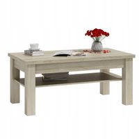 ŁAWA ŁAWOSTÓŁ STOLIK ROZKŁADANA Z PÓŁKA DĄB SONOMA