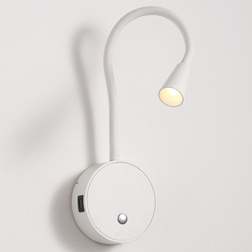 Kinkiet na peszlu Sulta 642301102-1 Elkim LED 3W 3000K włącznik biały na Arena.pl