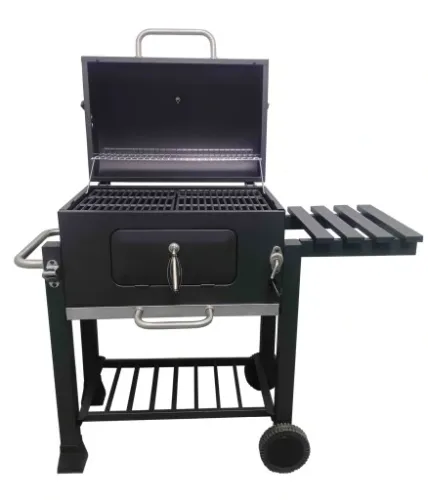 GRILL WĘGLOWY OGRODOWY ANGULAR RUSZT ŻELIWNY na Arena.pl