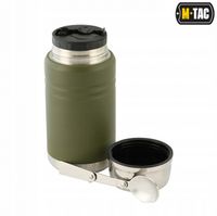 Termos obiadowy termiczny 750 ml M-Tac ze składaną łyżką olive