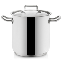 Garnek ORION ANETT z pokrywką stalowy nierdzewny 24 cm 11L PREMIUM duży