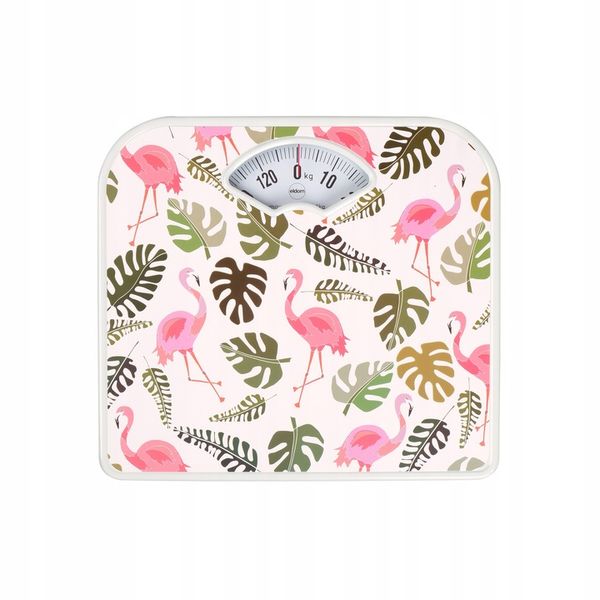 MECHANICZNA WAGA ŁAZIENKOWA ELDOM BR2019 FLAMINGI do 130 kg zdjęcie 2