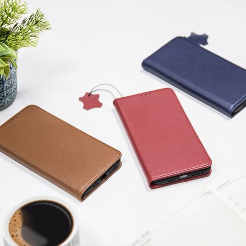 Etui skórzane Smart Pro do iPhone 11 bordowy na Arena.pl