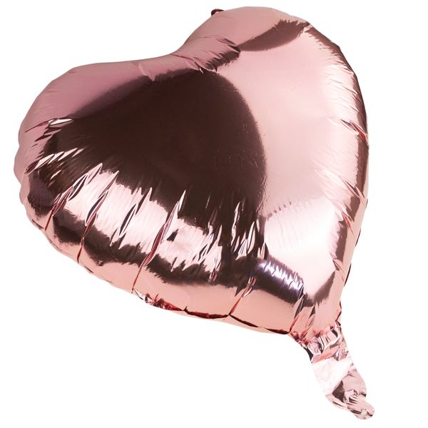 BALON FOLIOWY SERCE RÓŻOWE SERDUSZKO NA HEL zdjęcie 6