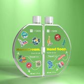 HISKIN Puzzle Hand Krem do rąk + Mydło do rąk 2 x 90 ml