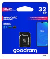 Karta MicroSD UHS I 32GB GOODRAM +Ad CL10 UHS I + adapter
