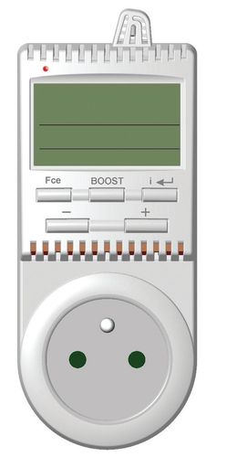 TERMOSTAT GNIAZDKOWY ELEKTROBOCK TS30 Z PROGRAMATOREM PODŚWIETLANY na Arena.pl