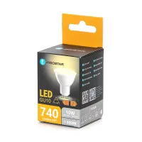 Żarówka reflektorek halogenik 230V GU10 10W ciepła 3000K 740lm 120°