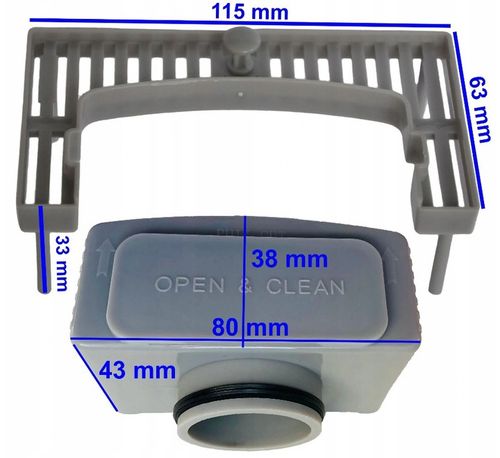 SYFON SITKO DO ODPŁYWU LINIOWEGO STANDARDOWY SZARY na Arena.pl