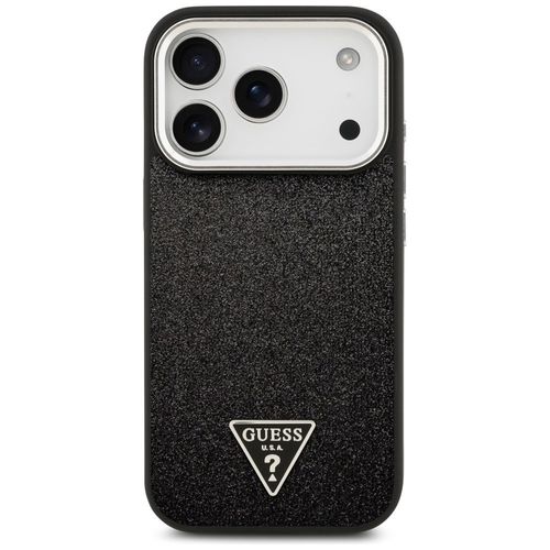 Etui Guess Glitter Triangle Logo MagSafedo iPhone 17 Pro czarny na Arena.pl