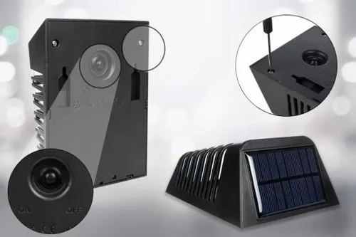 10x Lampka Solarna Elewacyjna LED z Czujnikiem na Arena.pl