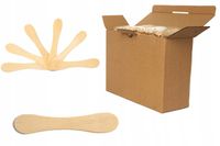 DREWNIANE PATYCZKI DO LODÓW ŁOPATKA ŁYŻECZKA 93MM 1000 SZTUK BUK NATURALNE