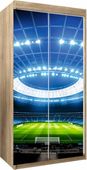Naklejka samoprzylepna okleina na szafę na wymiar tapeta STADION PIŁKARSKI