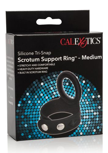 3 snap scrotum ring   medium black na Arena.pl
