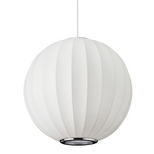 Lampa wisząca SILK biała 40 cm na Arena.pl