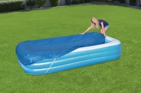 Emaga Duży basen dmuchany pokrywa basenowa Bestway 305x183x56 cm BESTWAY zdjęcie 4