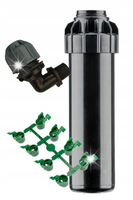 ZRASZACZ rotacyjny Hunter SRM 4`` + KOMPLE DYSZ + KOLANO 20-1/2`` na PE 20