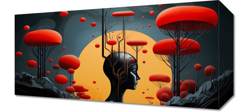 Obraz 40x20cm Myślokształty zdjęcie 1