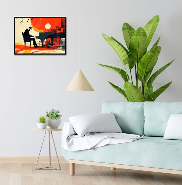 Plakat 55x40cm Pianista zdjęcie 4