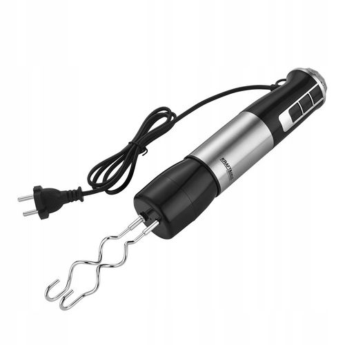 MOCNY BLENDER WIELOFUNKCYJNY MIKSER RĘCZNY 1500W SREBRNY LED AKCESORIA na Arena.pl