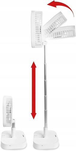 WENTYLATOR WIATRAK 2w1 PODŁOGOWY BIURKOWY AKU na Arena.pl