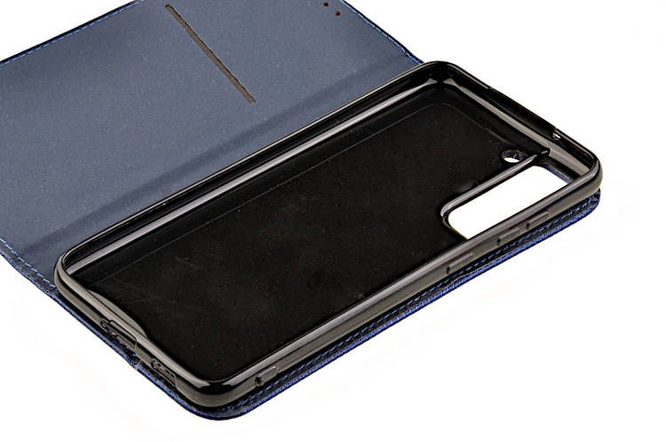 Etui Smart do Samsung Galaxy S21 FE niebieski zdjęcie 4