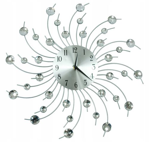zegar ścienny cristal cloud - 50 cm na Arena.pl