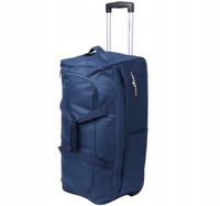 DUŻA TORBA TURYSTYCZNA na kółkach WYTRZYMAŁA WALIZKA kołach PODRÓŻNA MOCNA