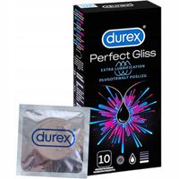 Prezerwatywy DUREX PERFECT GLISS mocne nawilżane do seksu analnego 10 sztuk