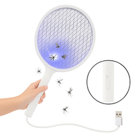 Paletka Łapka Packa Owadobójcza 2W1 Z Diodą Uv Usb Ładowana