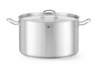 Garnek średni Kitchen Line z pokrywką 15 l śr. 320 x 190 mm - Hendi 836507