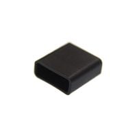 Nakładka zabezpieczająca wtyczkę przewodu USB-A / USB 3.0 czarna