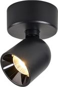 Reflektor Sufitowy LED 12W Lampa Obrotowa Kinkiet 3000K Czarny Punktowy