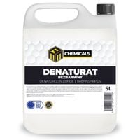 DENATURAT BEZBARWNY ALKOHOL ETYLOWY SKAŻONY 5L rozpałka odtłuszczacz