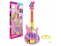 Lexibook Barbie Elektryczna Gitara dla dzieci K260BB + okulary z mikrofonem