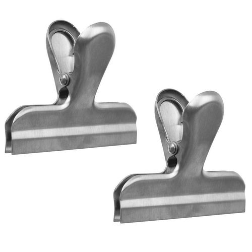 2x Klipsy Kuchenne Spinacze do Przypraw Torebek z Przyprawami Stalowe na Arena.pl