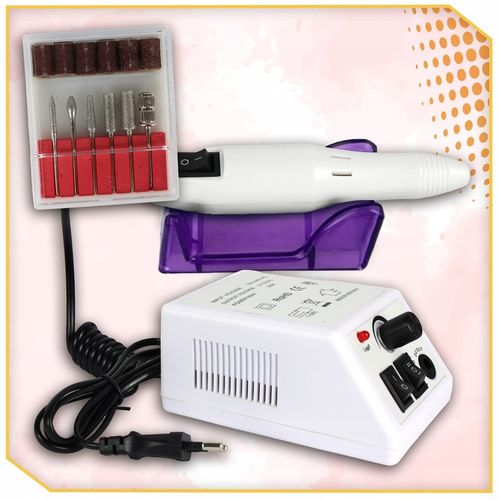 FREZARKA DO PAZNOKCI MANICURE PEDICURE PROFESJONALNA MOCNA 20W frezy zestaw na Arena.pl