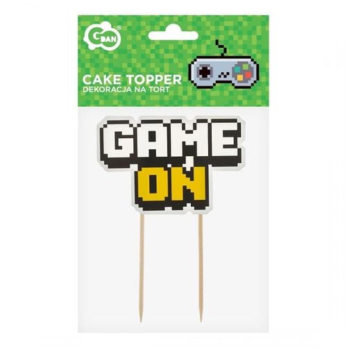 dekoracja na tort game on na Arena.pl