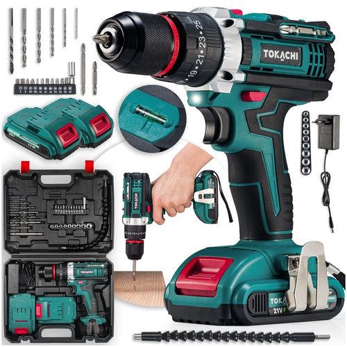 WIERTARKO WKRĘTARKA AKUMULATOROWA UDAROWA WIERTARKA 2xAKU METALOWA na Arena.pl