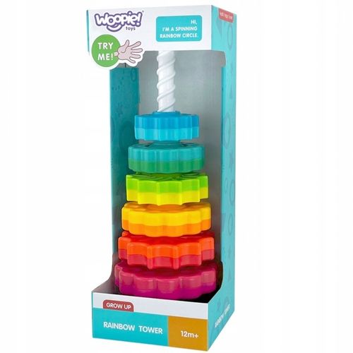 Edukacyjna Piramidka Zakręcona Wieża WOOPIE BABY na Arena.pl