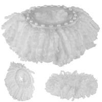 KADAX Wkład Do mopa Obrotowego Zapas Końcówka Zamiennik mikrofibra Okrągły