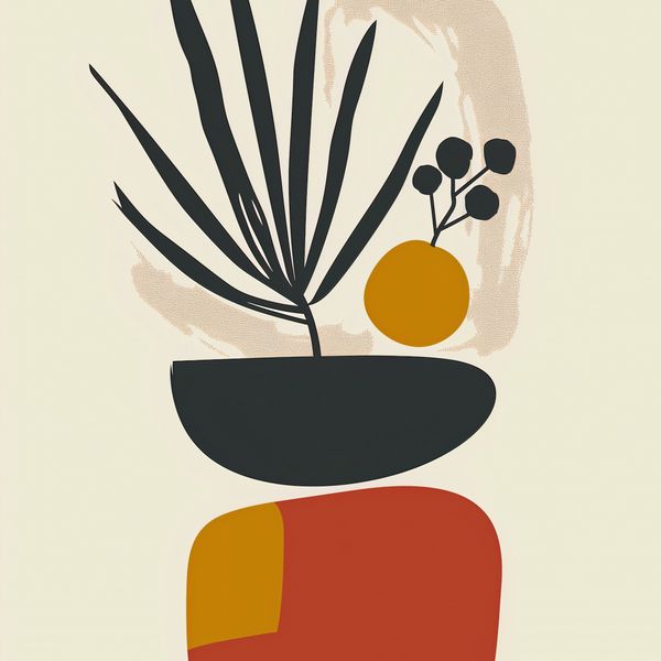 Plakat 60x60cm Botaniczny Wgląd zdjęcie 1