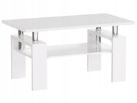 stolik kawowy a08-2 h-55cm mdf biały