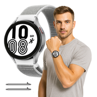 Pasek do Samsung Galaxy Watch 5 6 7 40 / 42 / 46mm Classic Pro szary 20mm