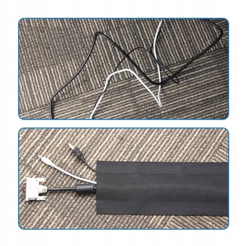 TAŚMA RZEP MASKOWNICA KABLI DYWANU WYKŁADZINY 5m na Arena.pl