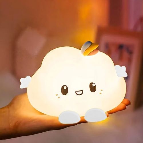 Silikonowa lampka nocna Chmurka led rgb na Arena.pl